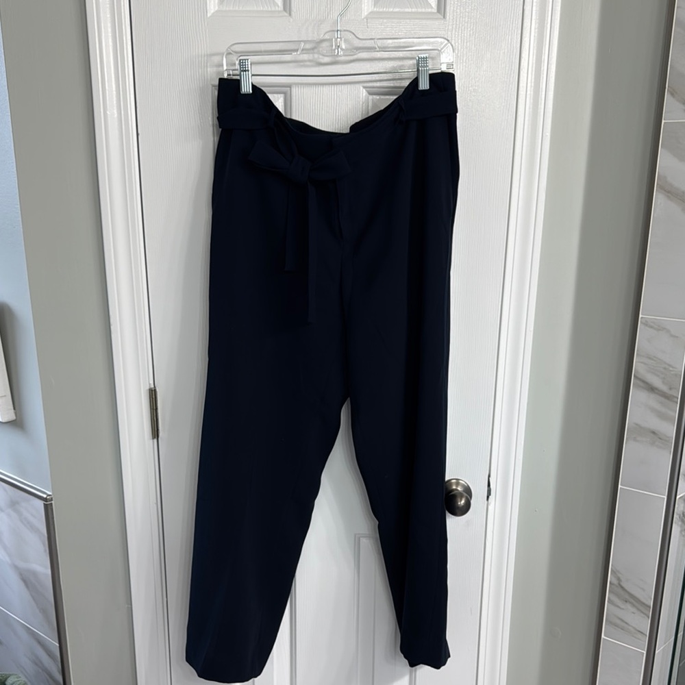 Elegant Navy Women's Pants Banana Republic 14S